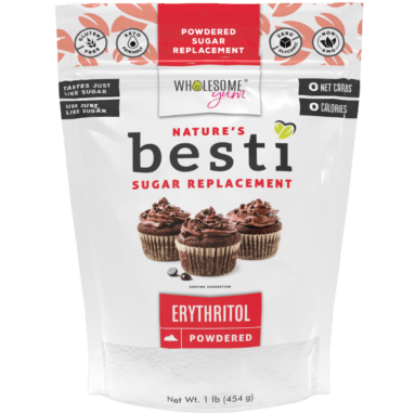 Besti Erythritol Sweetener - Powdered - Front
