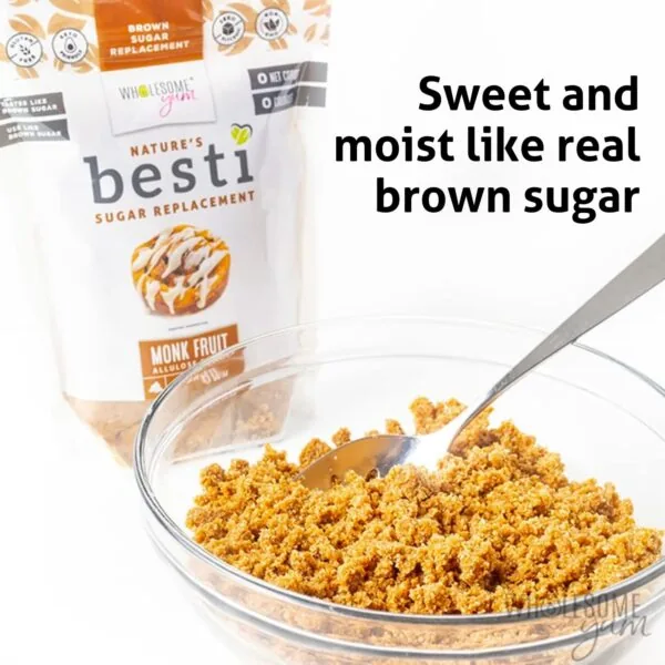 Bowl of Besti brown sweetener.