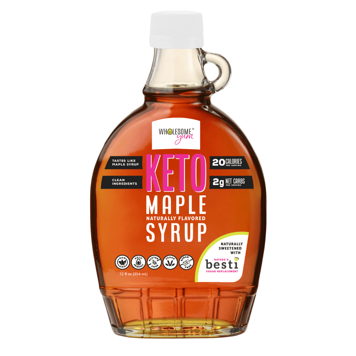 Wholesome Yum Keto Maple Syrup (Sugar Free Pancake Syrup)