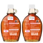 Zero sugar maple syrup 2 pack back.
