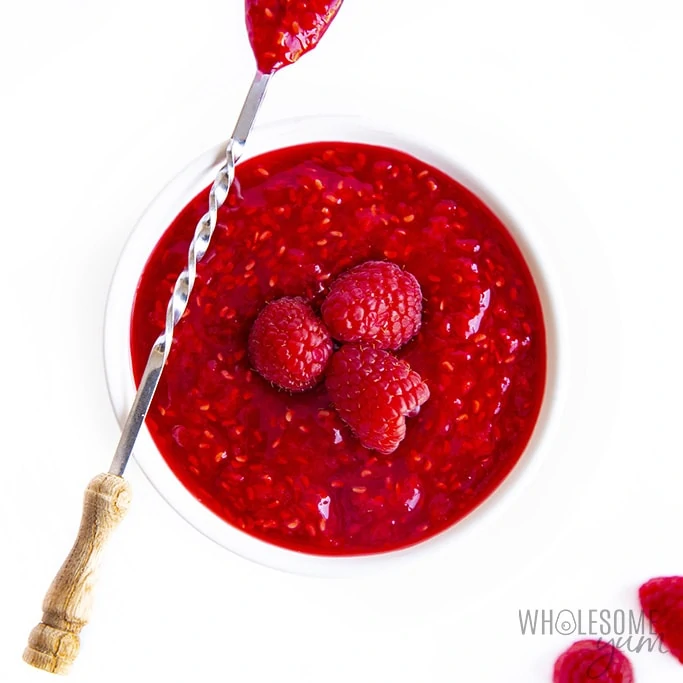 Honey Sweetened Raspberry Jam – Click Fork