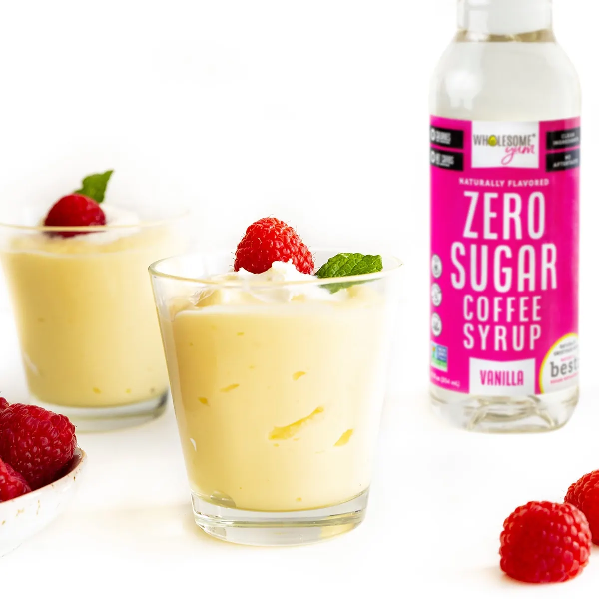 wholesomeyum-Wholesome Yum Sugar Free Coffee Syrup Zero sugar vanilla syrup with vanilla pudding.