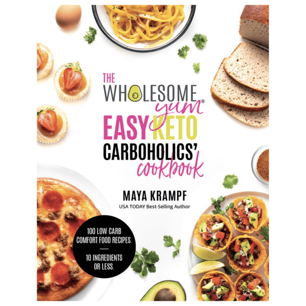 Easy Keto Carboholics' Cookbook - front cover.