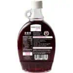 Wholesome Yum Sugar Free Blueberry Syrup Back Bottle.