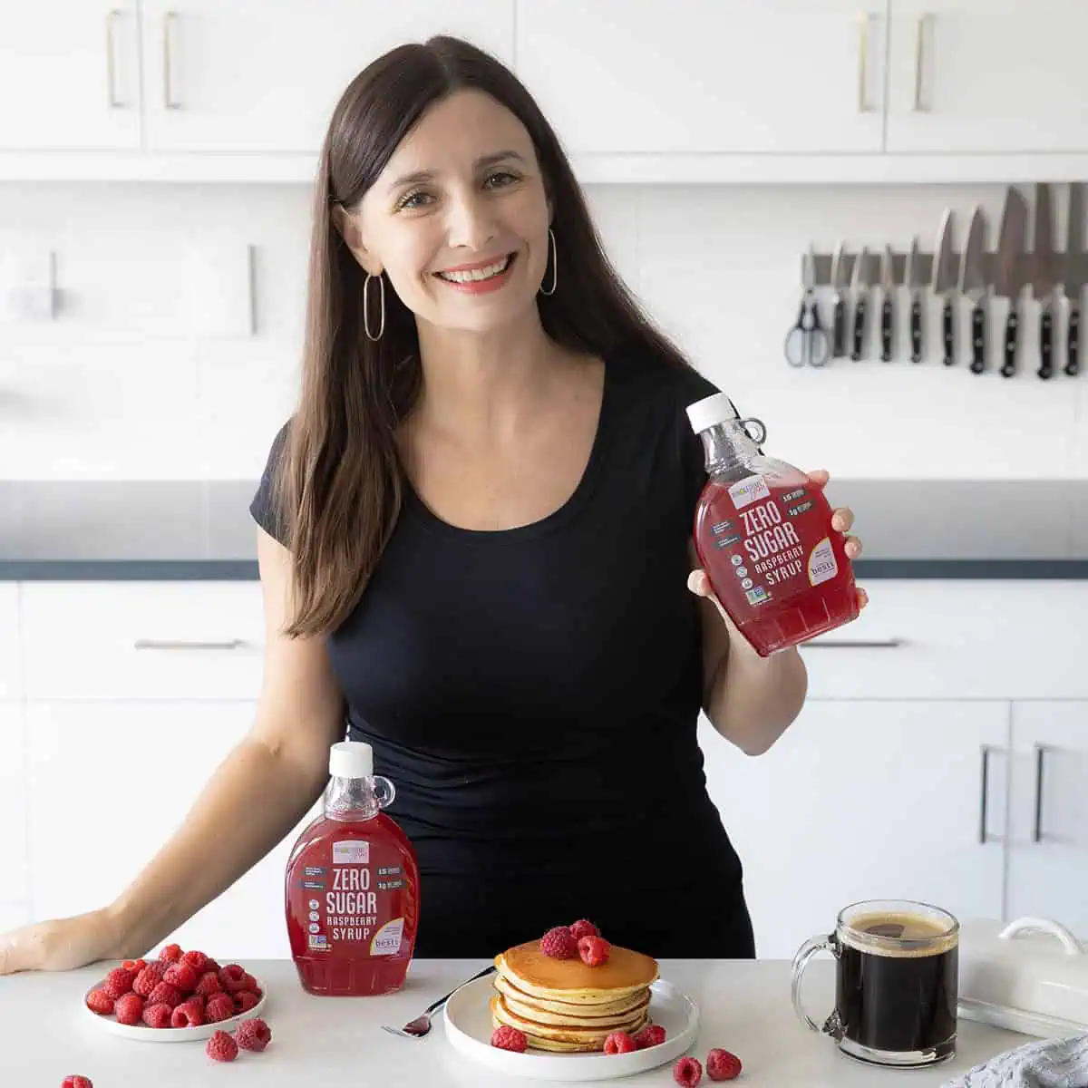 Maya Holding Wholesome Yum Sugar Free Raspberry Syrup.