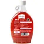 Wholesome Yum Sugar Free Strawberry Syrup Back Of The Bottle.
