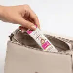 Wholesome Yum Besti Packets in the purse.