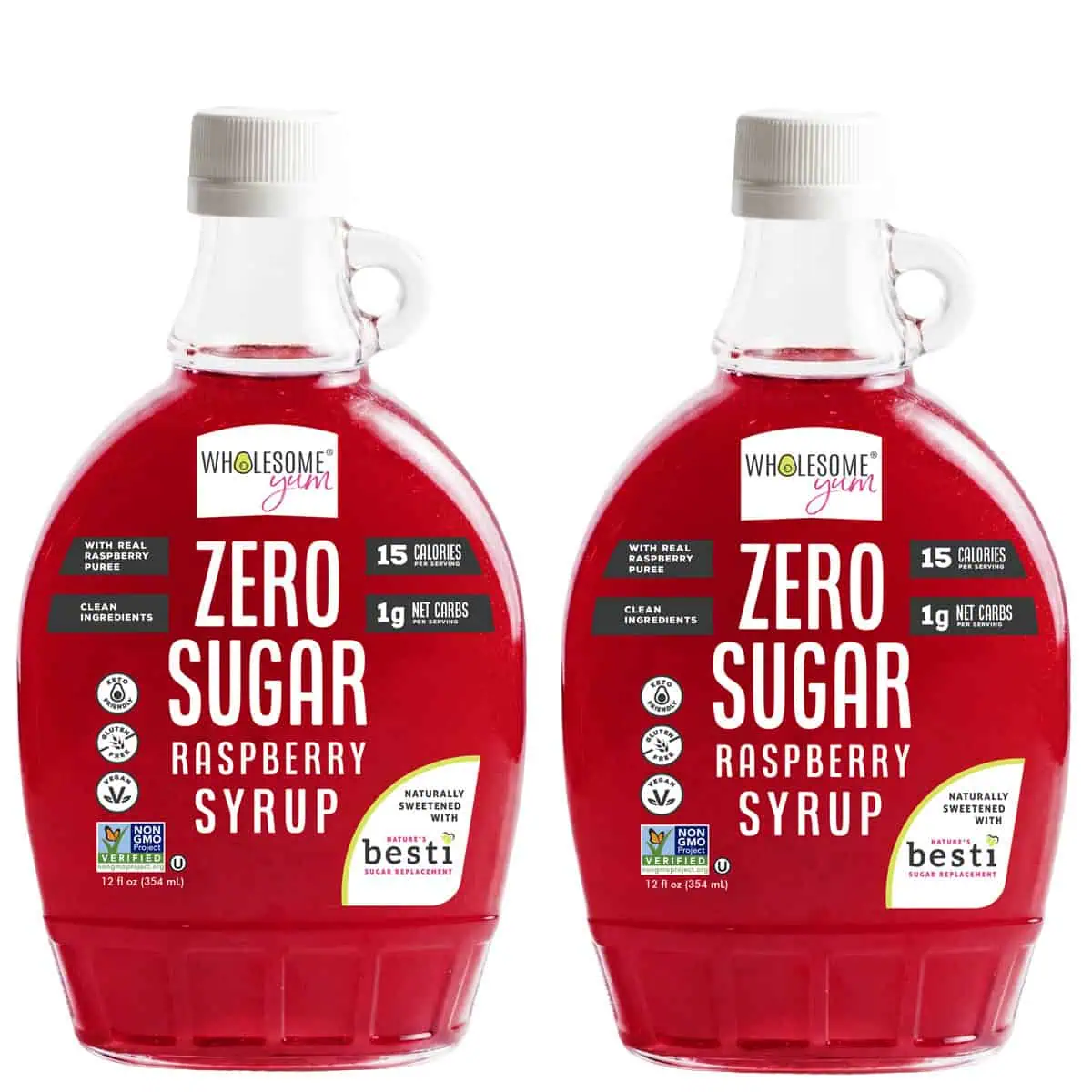Wholesome Yum Sugar Free Raspberry Syrup - Wholesome Yum